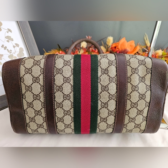 Authentic Vintage Gucci Sherry Line Boston Bag - Picture 5 of 14